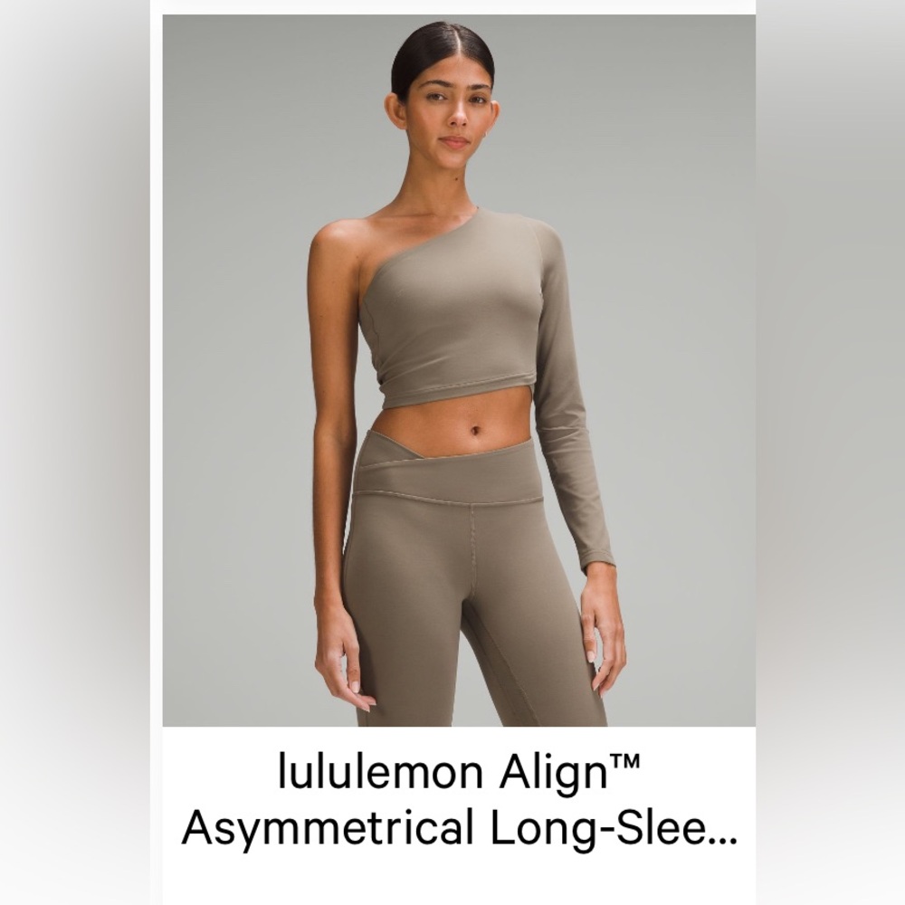 lululemon align asymmetrical long sleeve shirt